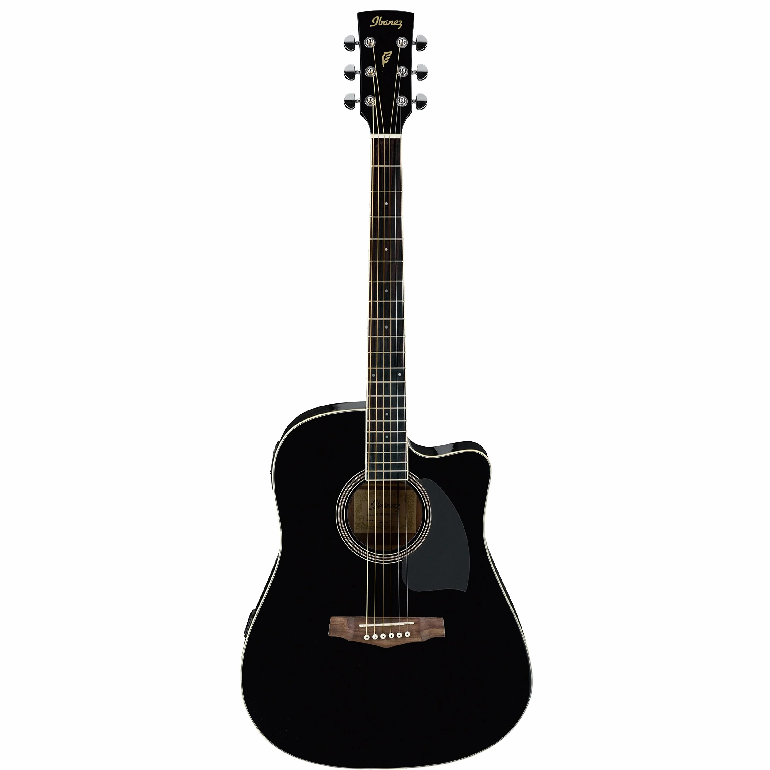 Ibanez PF15ECE-BK Guitarra electroacústica, negra