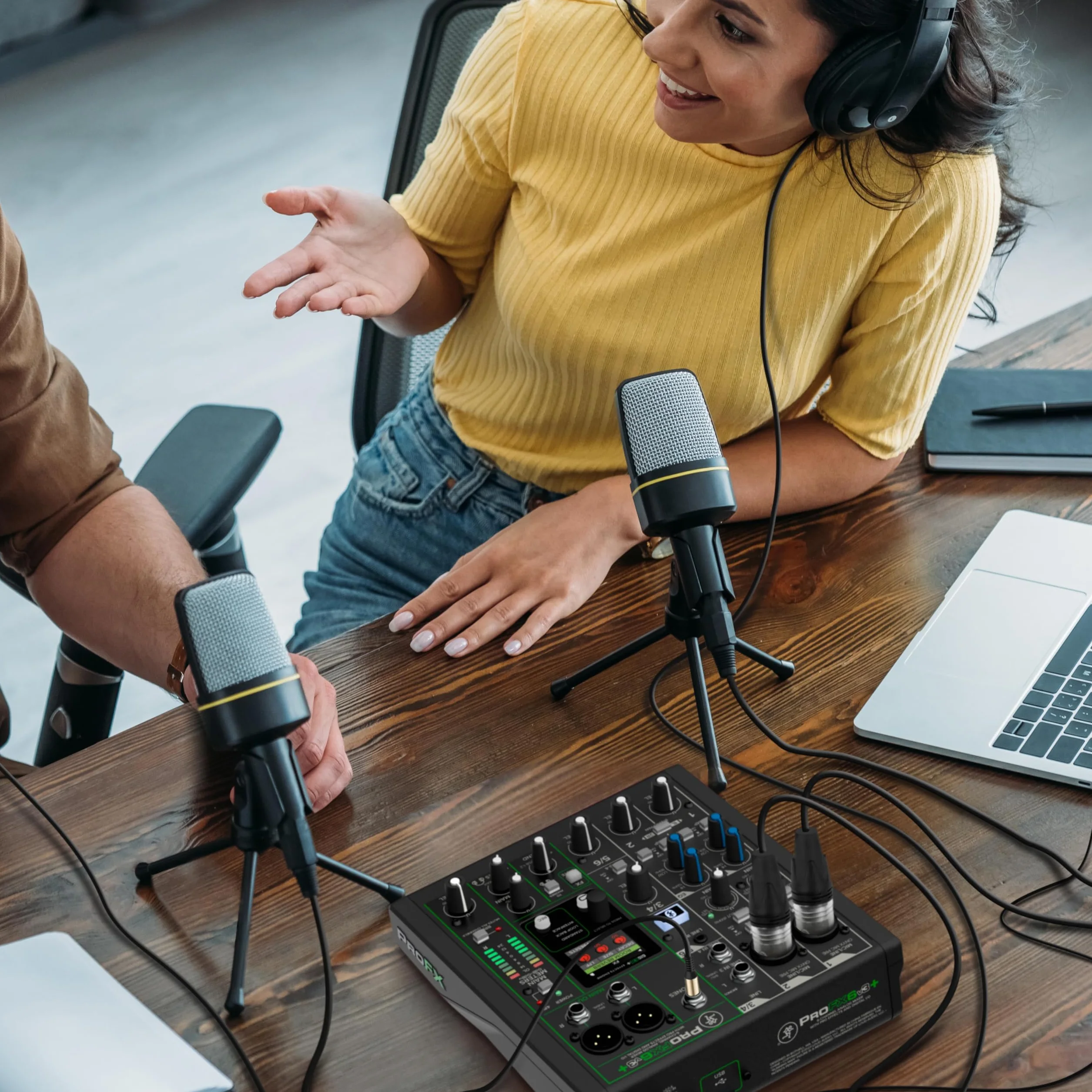 MACKIE ProFX6v3+ mezclador analógico de 6 canales, modos de grabación USB y Bluetooth