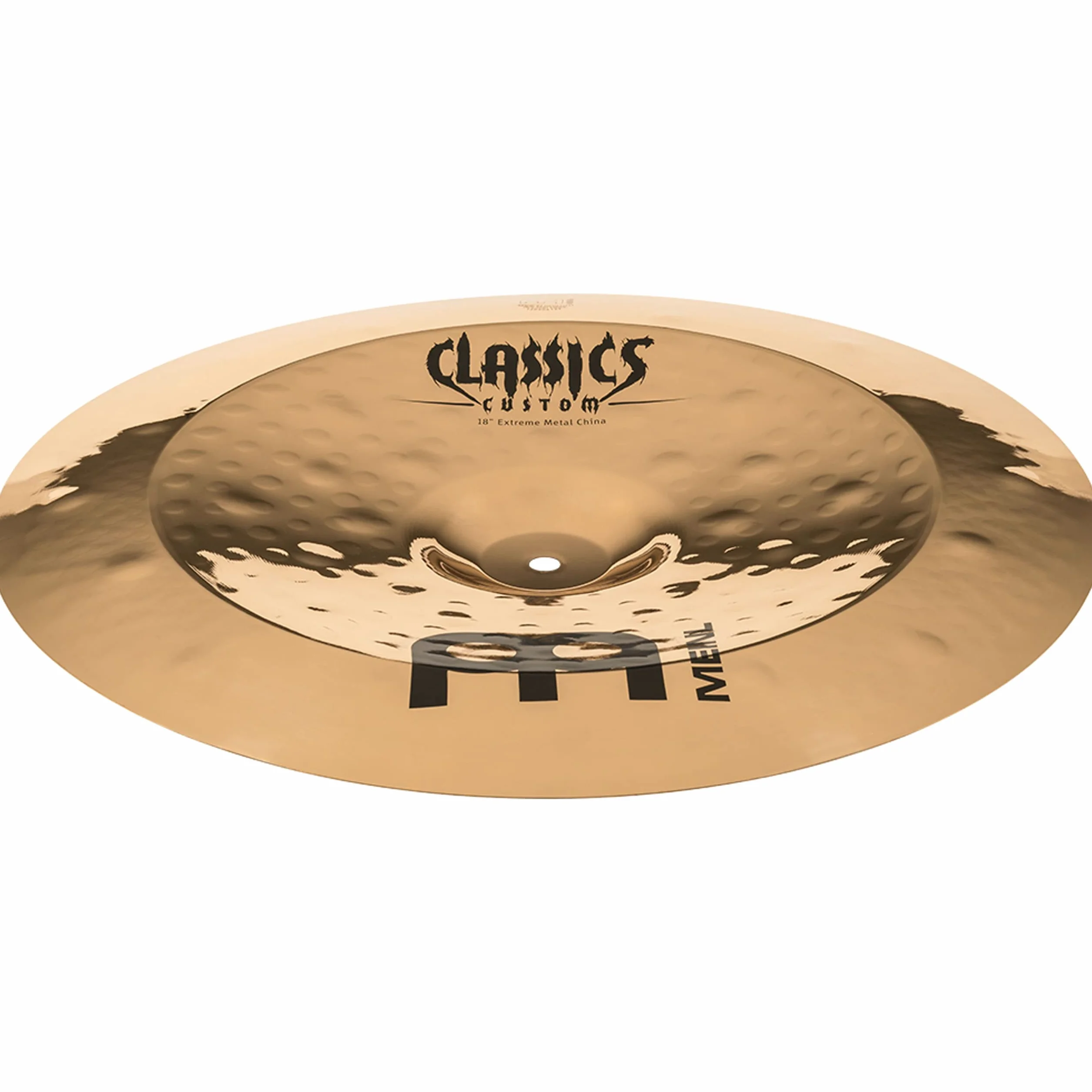 Meinl Cymbals Classics Custom Extreme Metal Plato China de 18 pulgadas (45,72cm) Platillos de Batería - Bronce B12, Acabado Brillante (CC18EMCH-B)