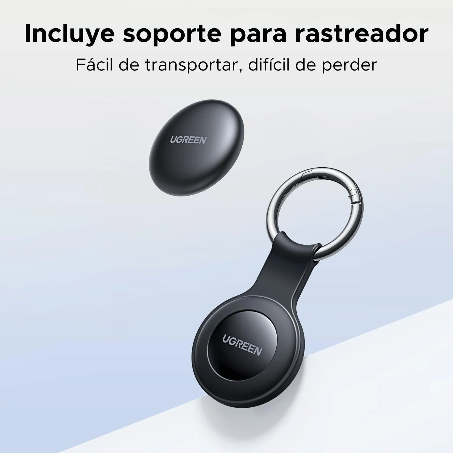 UGREEN FineTrack Mini Tag Localizador Bluetooth SmartTag Tracker 2 Piezas Compatible con Find My iOS Batería 18 Meses