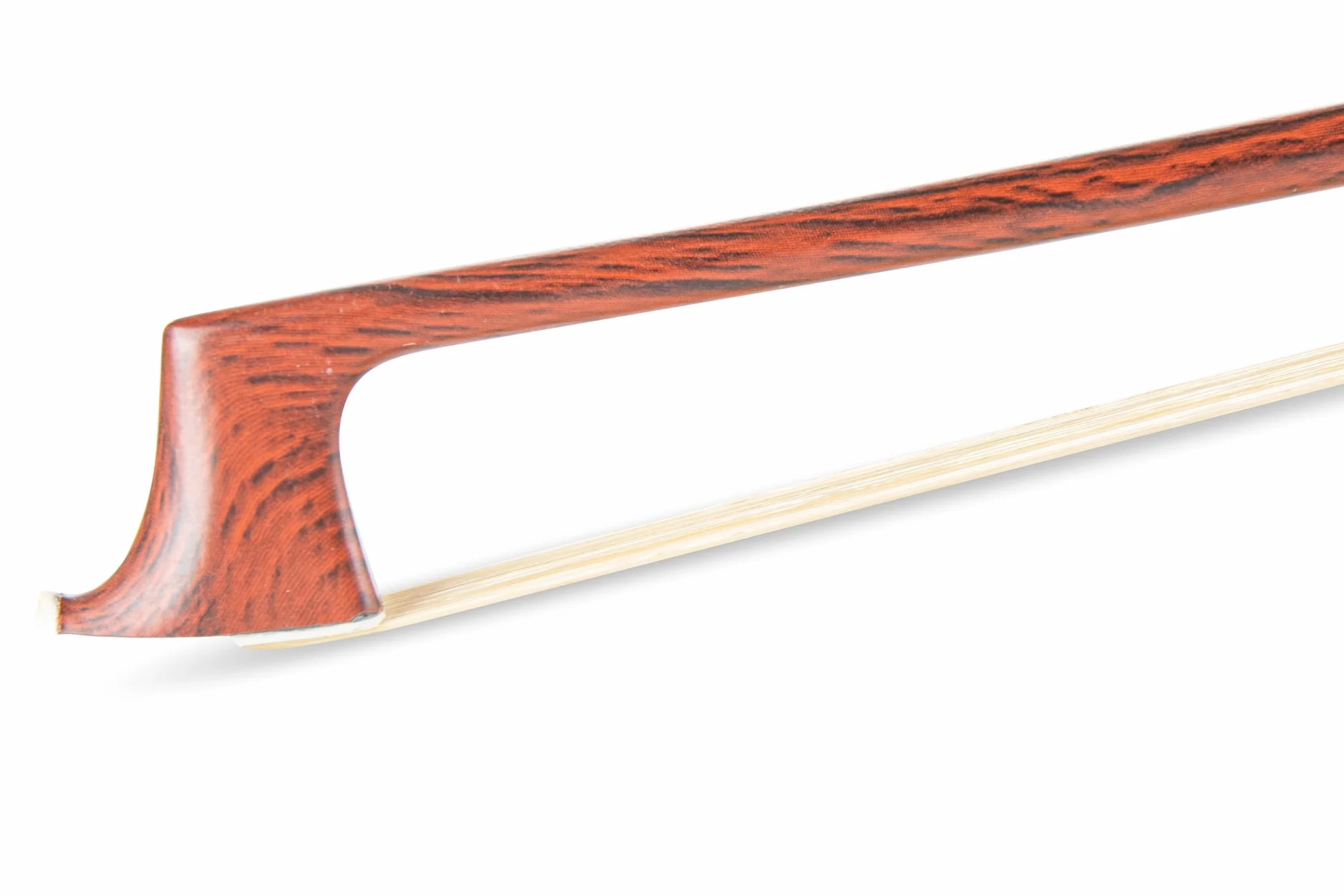 GEWA Arco de Violín Carbon Student 4/4 - Apariencia de Madera Marrón Oscuro - Talón de Ébano - Crin Natural