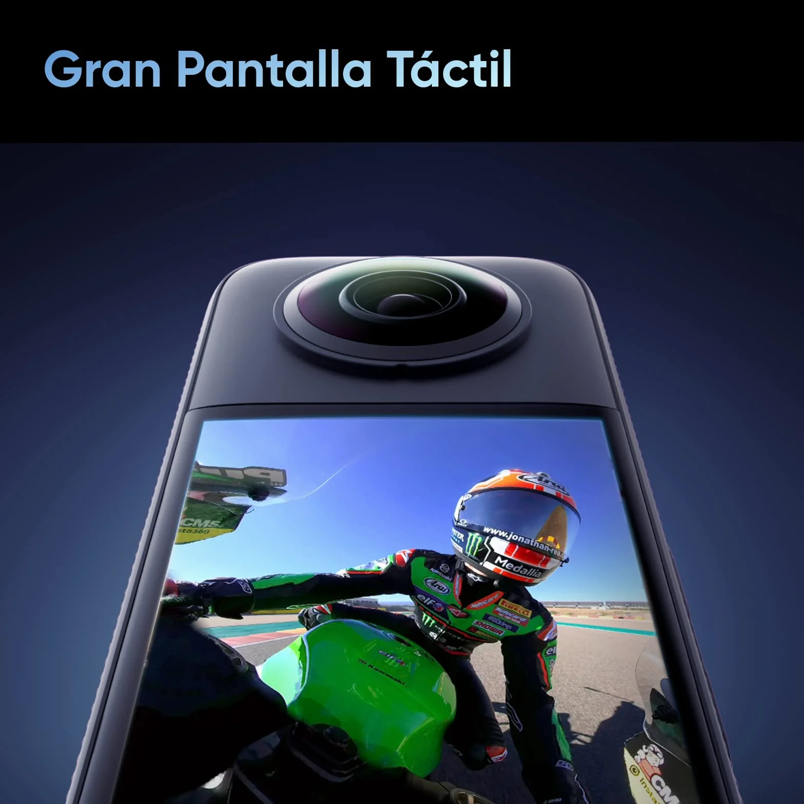 Insta360 X3 Cámara de Acción 360 5.7K 72MP Resistente al Agua Pantalla Táctil 2.29"