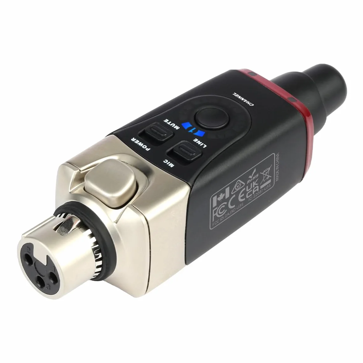 Xvive - U35-5.8GHz Micrófono dinámico - Sistema de micrófono dinámico inalámbrico digital de 5,8 GHz