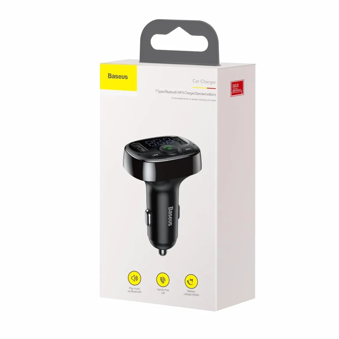Baseus FM Transmitter Bluetooth 2xUSB microSD