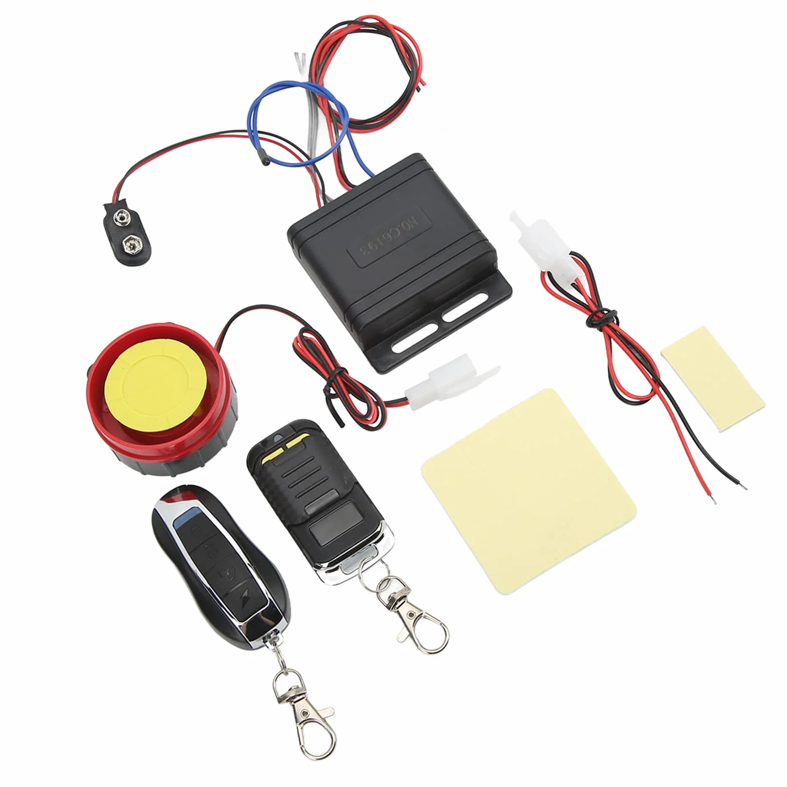 Sistema de Alarma para Motocicleta, Sistema de Alarma Universal para Motocicleta, Alarma de Vibración Inalámbrica de Seguridad Antirrobo para Bicicleta Scooter