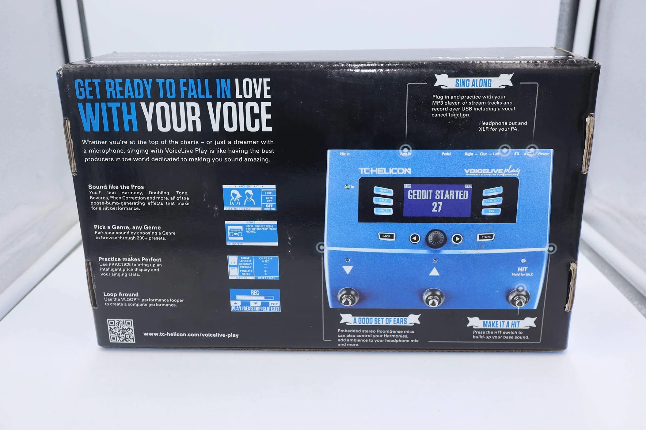 TC Helicon Voicelive - Pedal de efectos y armon?a vocal