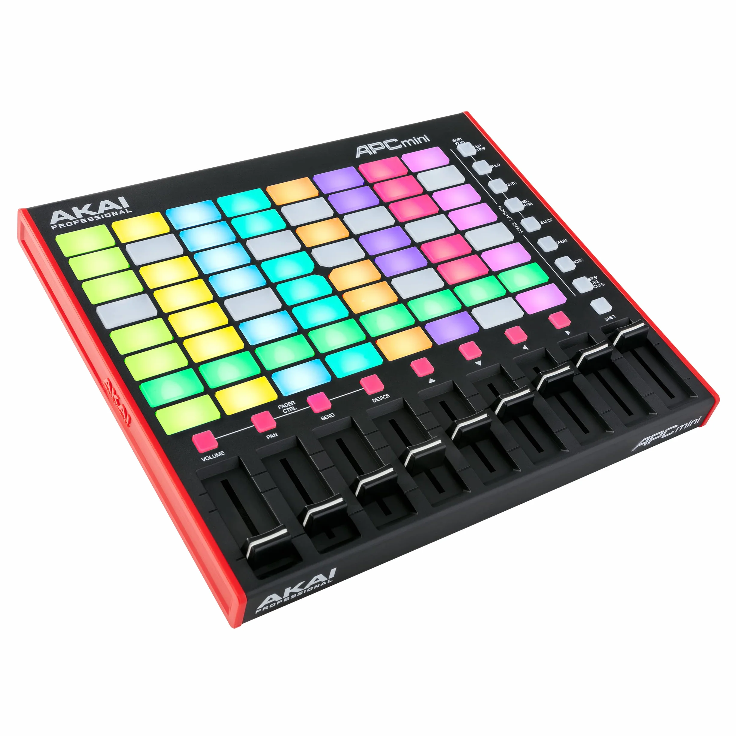 Akai Professional APC Mini MK2 - Controlador MIDI USB para Lanzar Clips con Ableton Live, 64 Pads, Modalidad Nota y Batería, Mesa de Mezclas MIDI