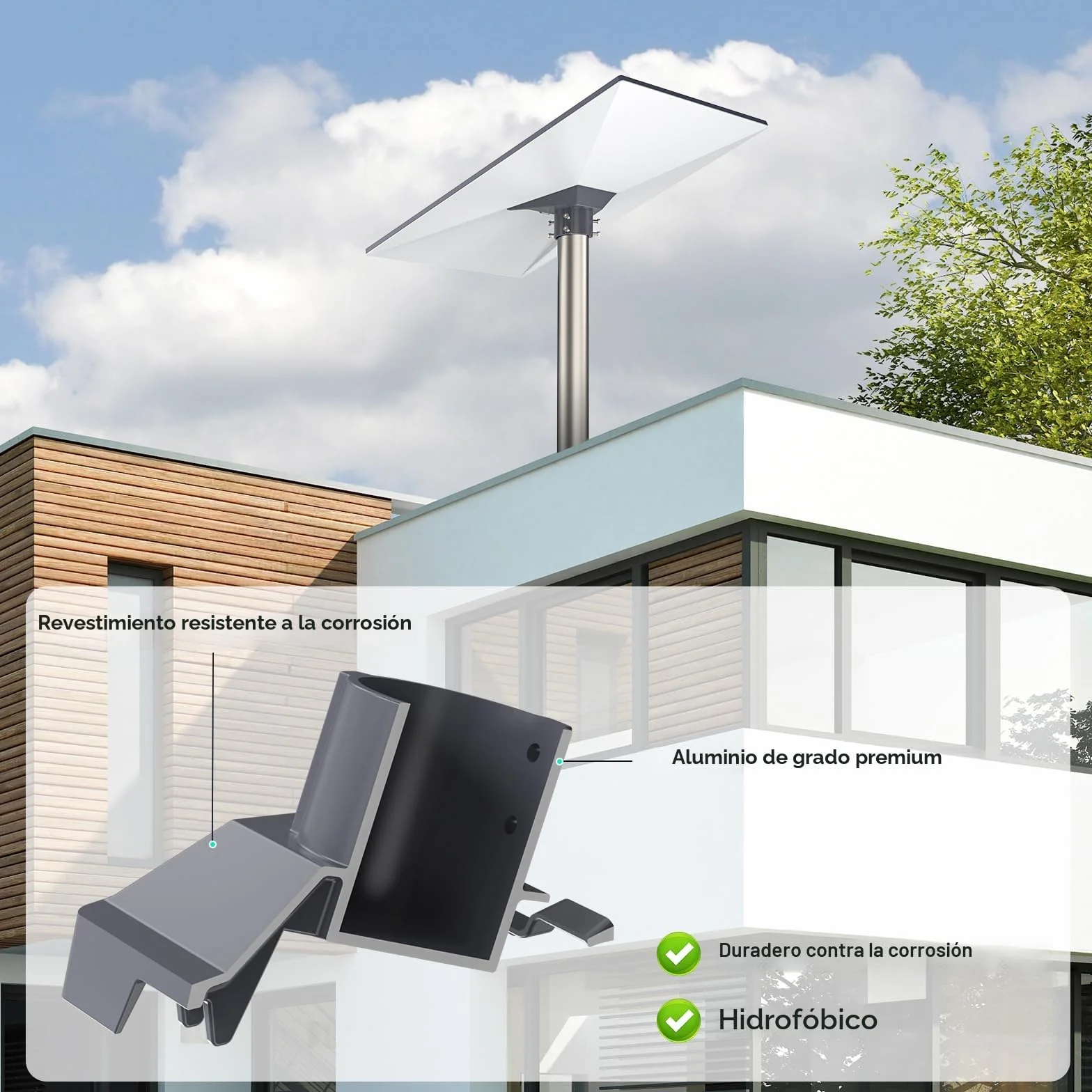 XLTTYWL Starlink Adaptador de tubería Gen3 montaje en poste 4X Soporte aluminio