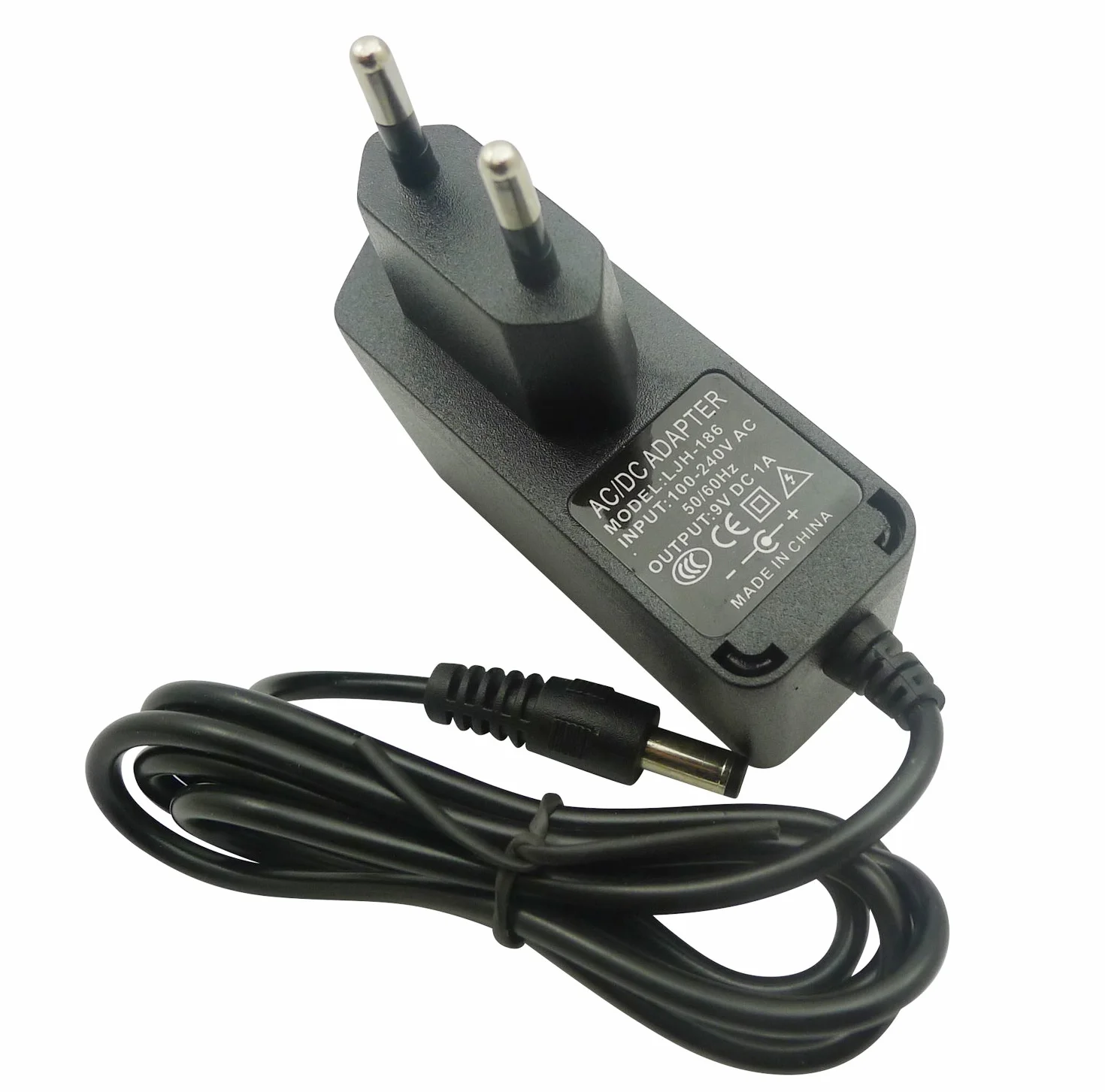 AC 100V-240V Adaptador convertidor DC 9V 1A Cargador de la Fuente de alimentación EU Enchufe para Arduino