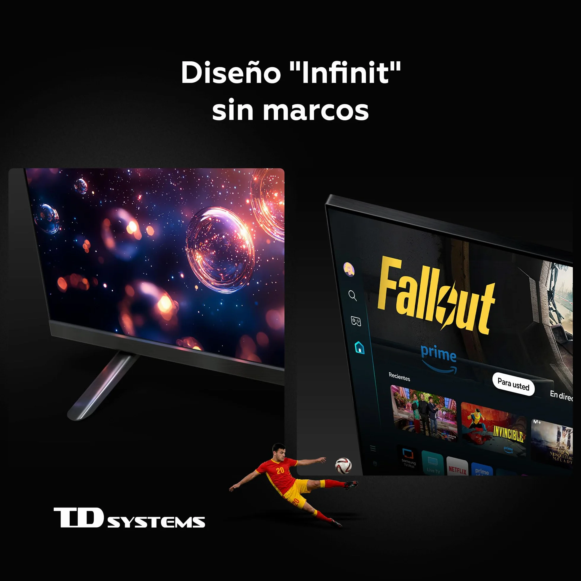TD Systems Smart TV 40 Pulgadas Full HD Tizen OS 8.0 Powered by Samsung HDR10 Triple Tuner PRIME40C22TIZEN