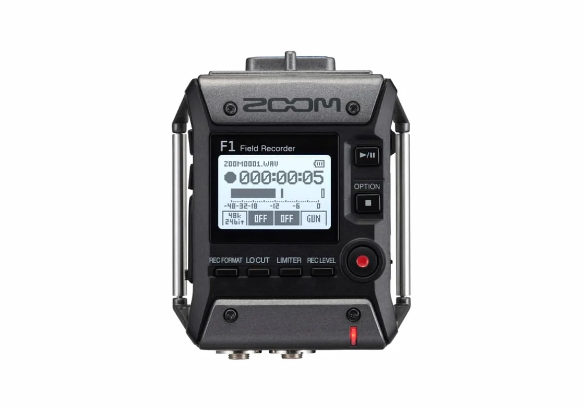 ZOOM F1-SP Field Recorder con SGH-6 Shotgun - Grabadora de audio profesional para películas, vídeo, entrevistas, versión europea, color negro