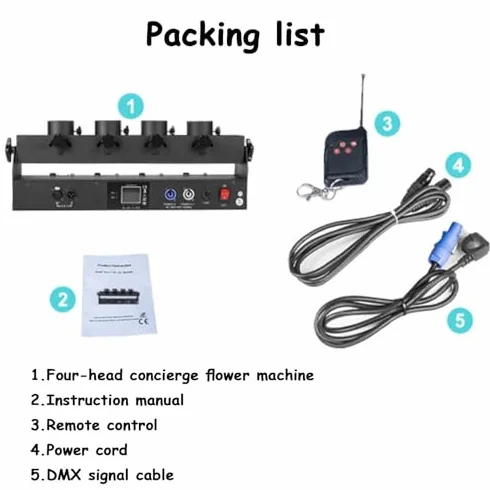 Genérico Máquina de Confeti Profesional, tric Confetti Launcher, Digital Confetti Cannon with DMX Control and Remote Control, Confetti Shooter for DJs, Parties, Nightclubs, Weddings, and Stages