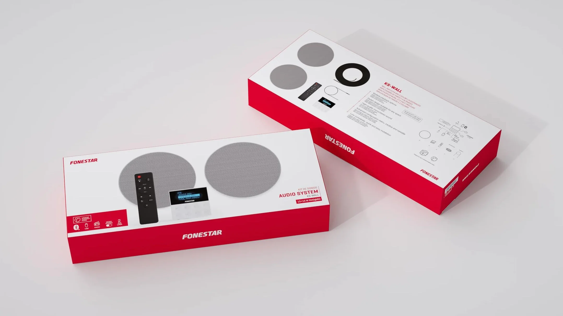 Microcadena de Música FONESTAR KS-Wall