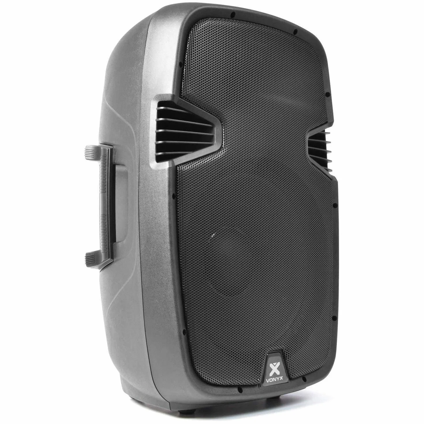 Vonyx SPJ-1500A - Altavoz Activo de 800 W con woofer de 15 Pulgadas, Entrada de micrófono y de línea, Carcasa Robusta de ABS, Salida de Linea, DJ's, músicos, actuaciones y discursos