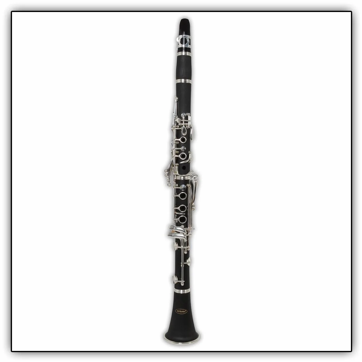 TKB-177 Clarinete en Sib - Ebonita - Sistema Boehm - 17 Llaves argentadas – Con boquilla & Estuche acolchado