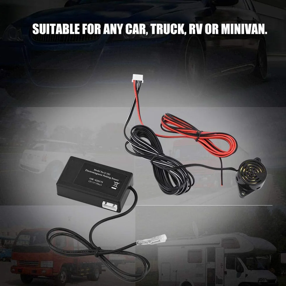 Radar De Marcha Atrás Sensor Aparcamiento Sensores Aparcamiento Seguridad por Radar Inducción Electromagnética Camioneta Autocaravana RV Atrás Radar Inducción Electromagnética para Coche Camión RV