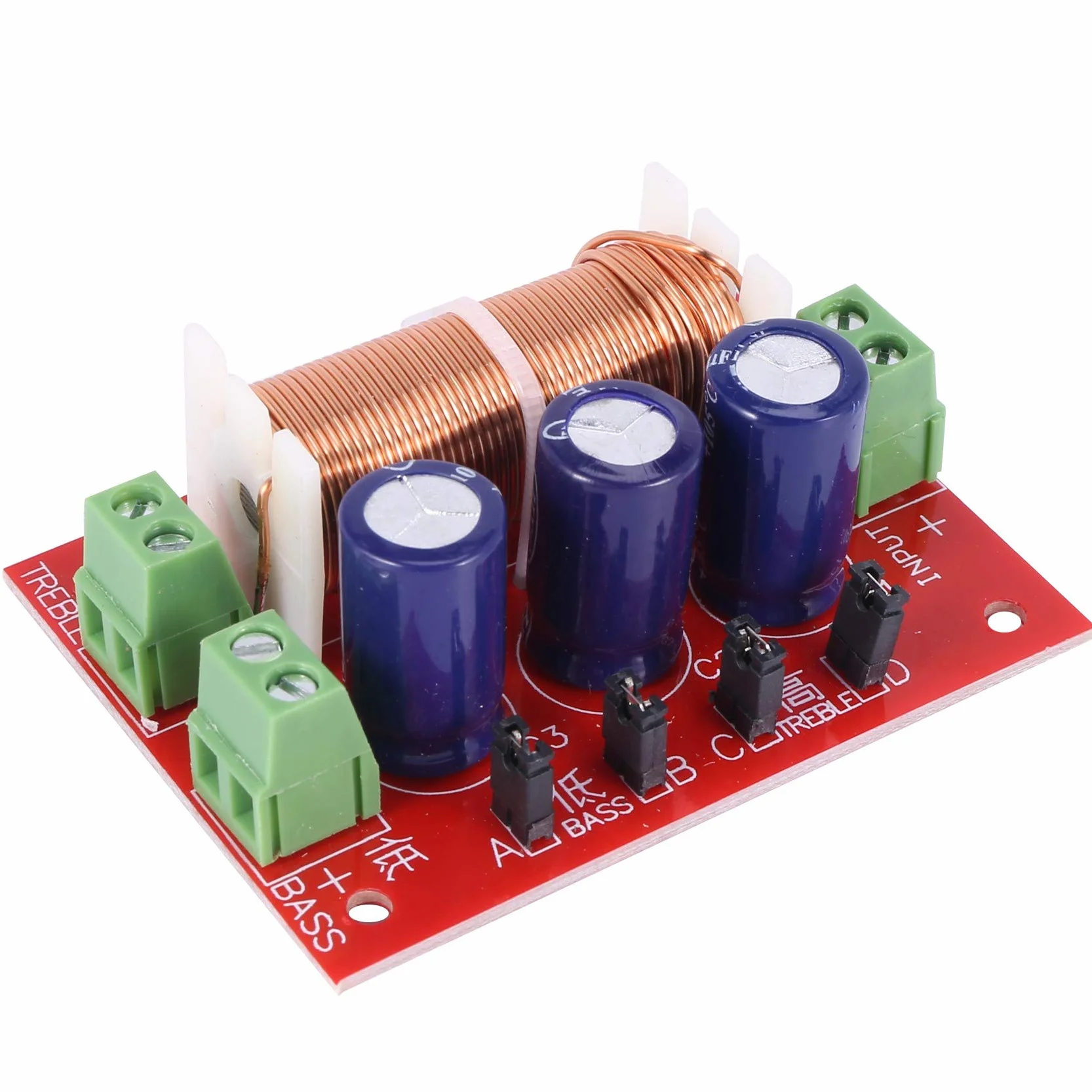 Yasoe 2 Piezas Tweeter de Audio de 2 Vías con Crossover 400 W Filtro de Altavoz Divisor de Frecuencia para 2-16 Ohm