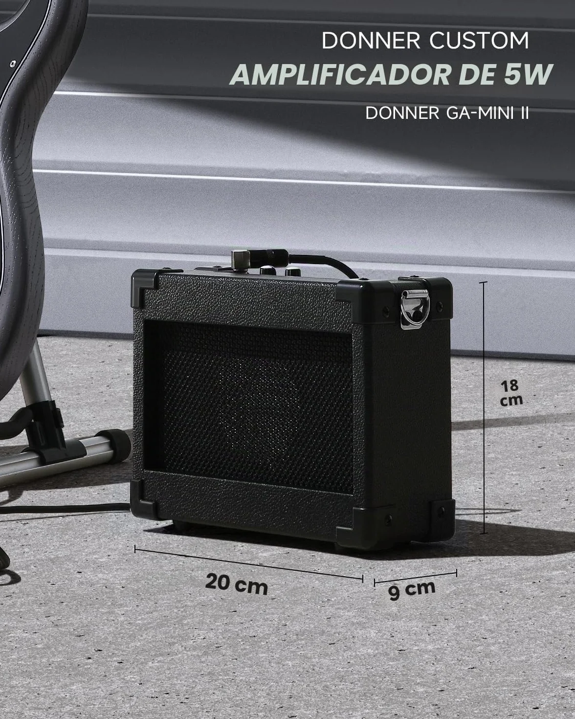 DONNER DST-80 Guitarra Eléctrica Kit para Principiantes de 39” con Amplificador, Pastilla Clásica SSS, Incluye Funda, Afinador, Capodastro, Correa, Púas y Lecciones en Línea Gratuitas