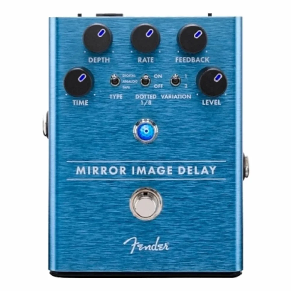 Fender® »MIRROR IMAGE DELAY« Pedal de efecto para guitarra eléctrica