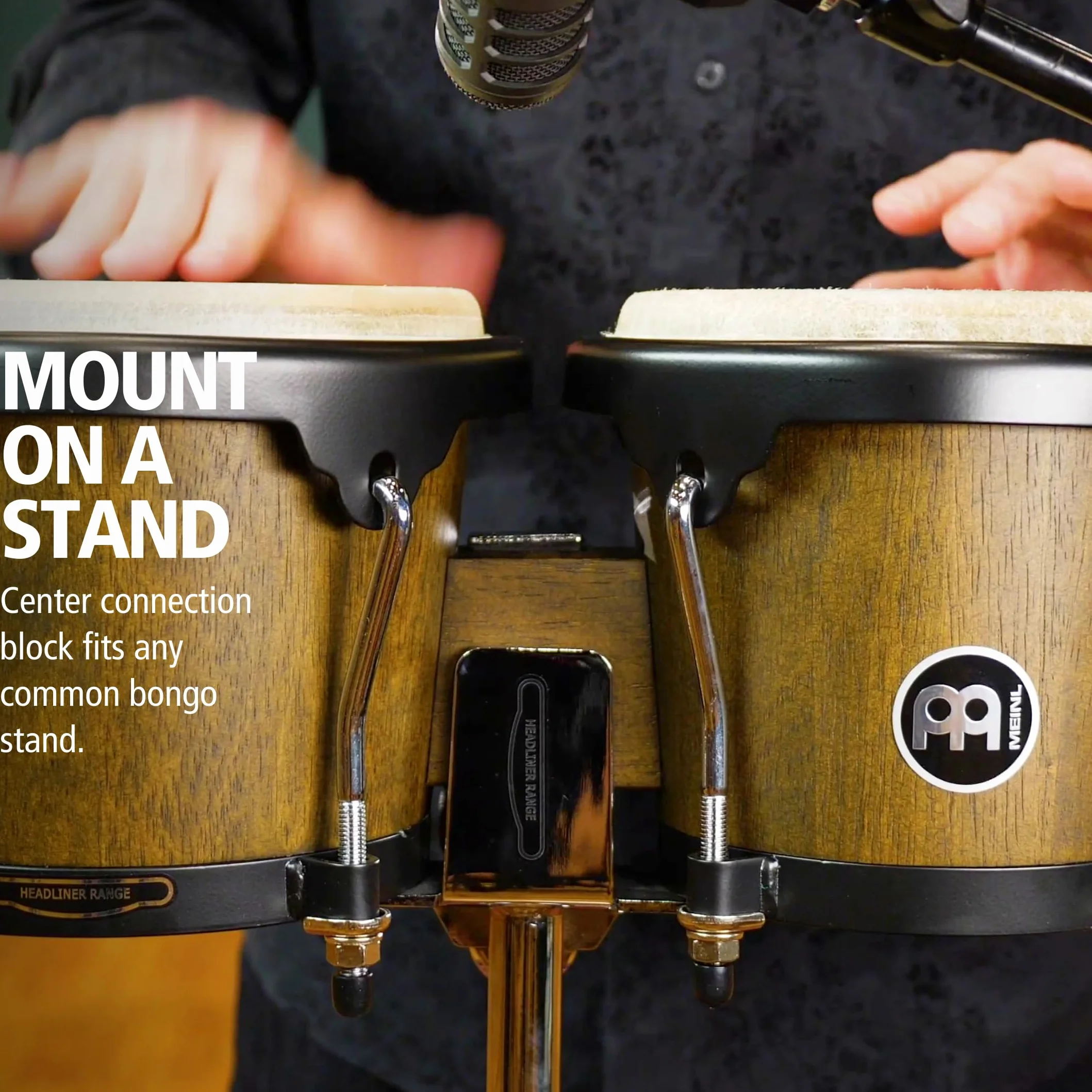 Meinl HB100VWB-M - Bongos, Barril de vino de la vendimia