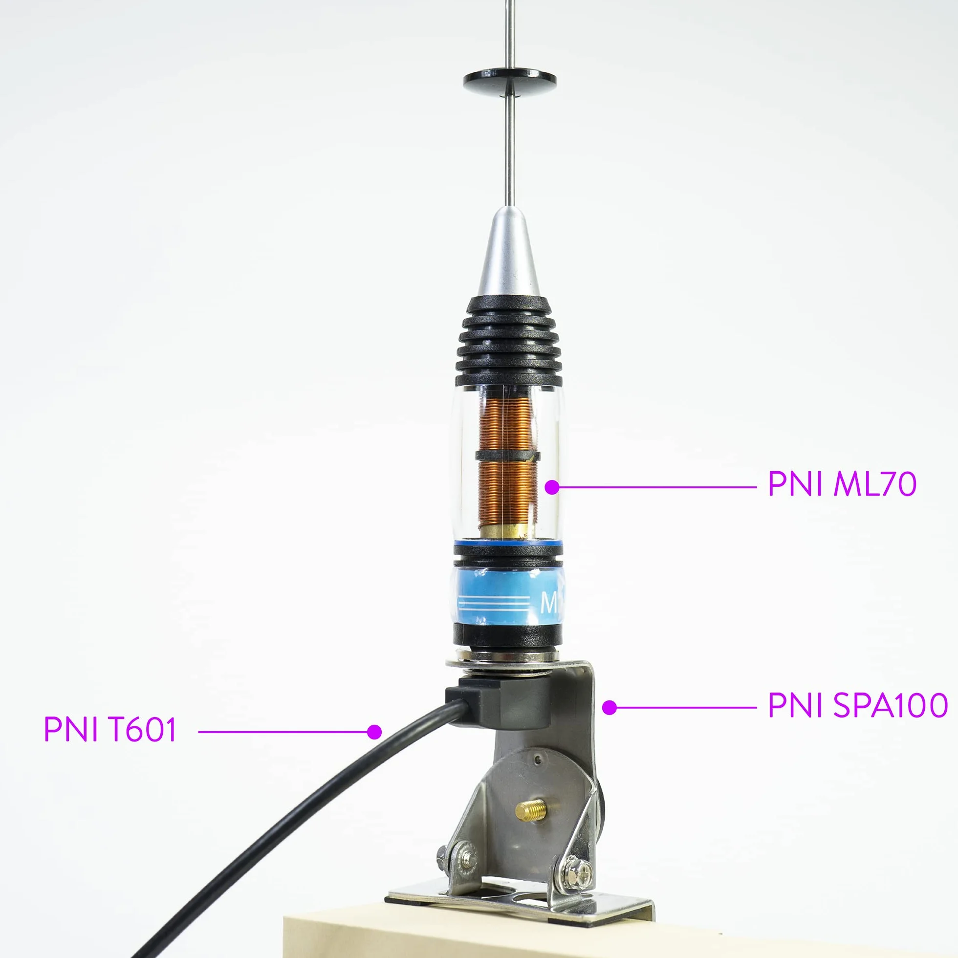 Antena CB PNI ML70, Longitud 70 cm, 26-30 MHz, 200 W, sin Accesorios