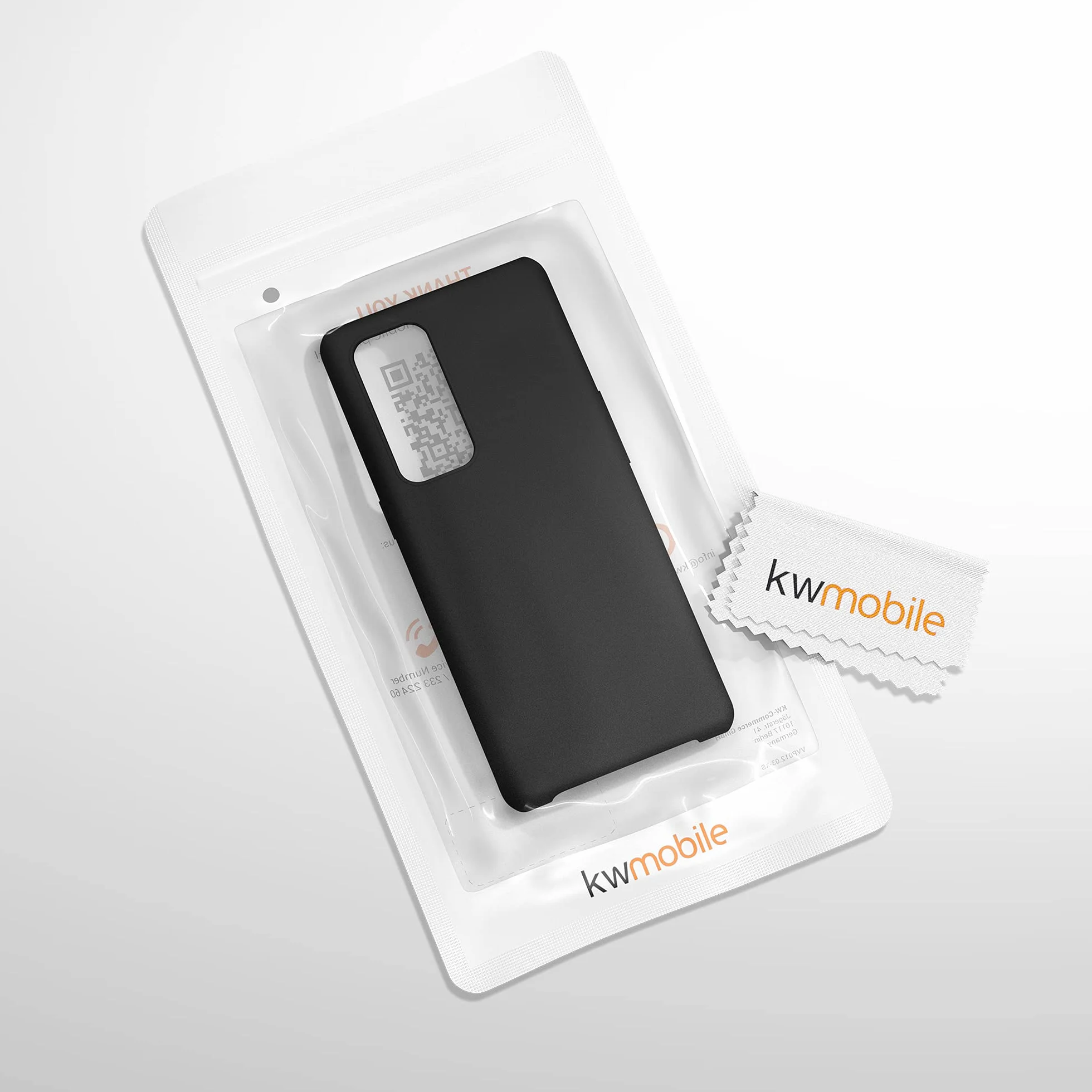 kwmobile Carcasa Compatible con OPPO Find X3 Neo Funda - Case TPU y Silicona antigolpes - Apto Carga inalámbrica - Negro
