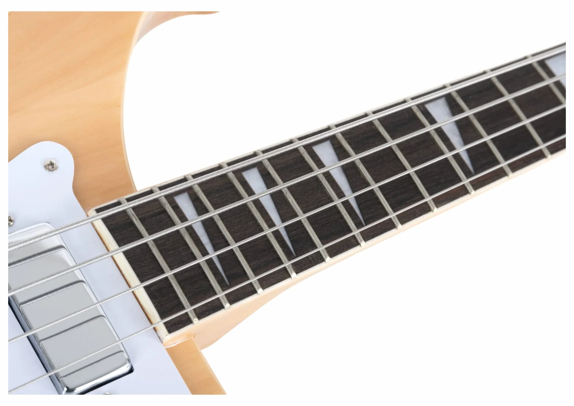 Rocktile Pro RB-400N Lumberjack Bajo Eléctrico (Longscale, Humbucker, Single Coil, mástil set-in) natural