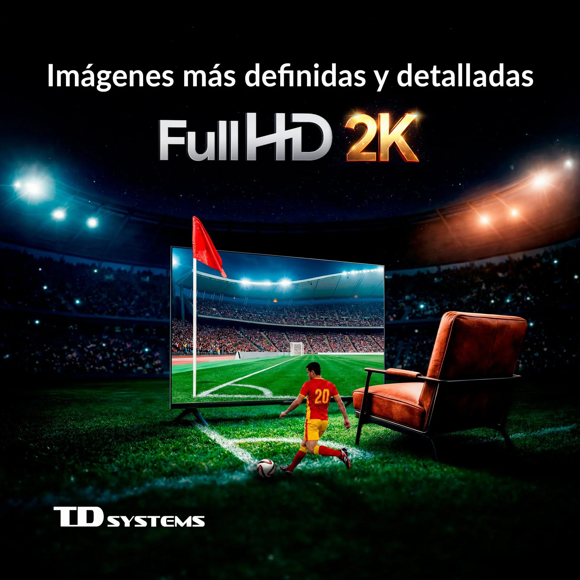 TD Systems Smart TV 40 Pulgadas Full HD Tizen OS 8.0 Powered by Samsung HDR10 Triple Tuner PRIME40C22TIZEN