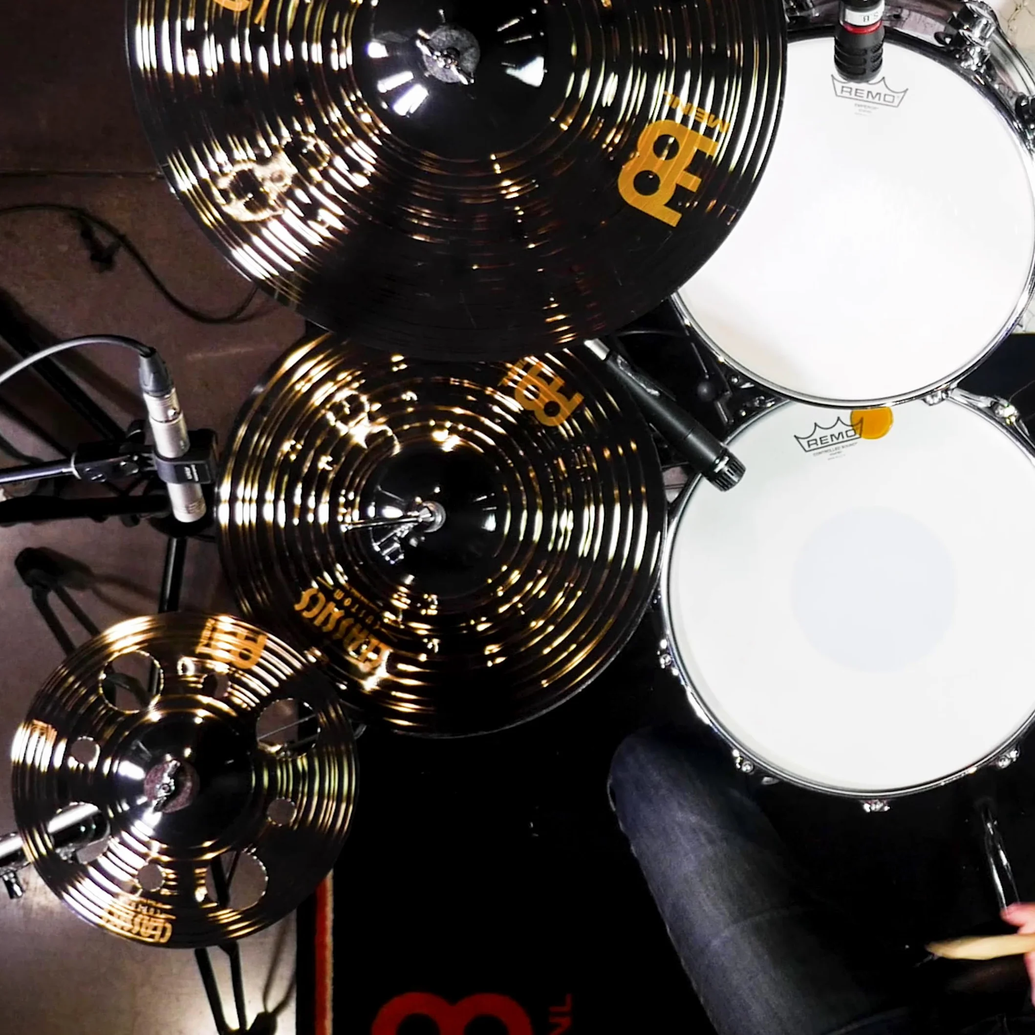 Meinl Cymbals Classics Custom Dark Plato Trash Splash de 10 pulgadas (25,40cm) Platillos de Batería - Bronce B12, Acabado Oscuro (CC10DATRS)