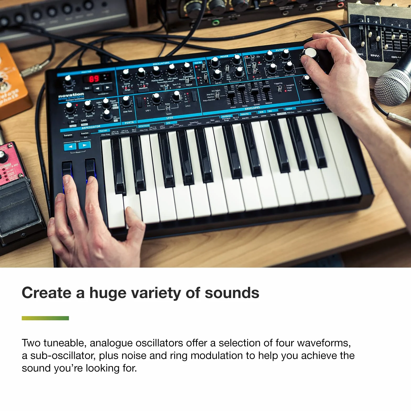 Novation Bass Station II - Teclado MIDI