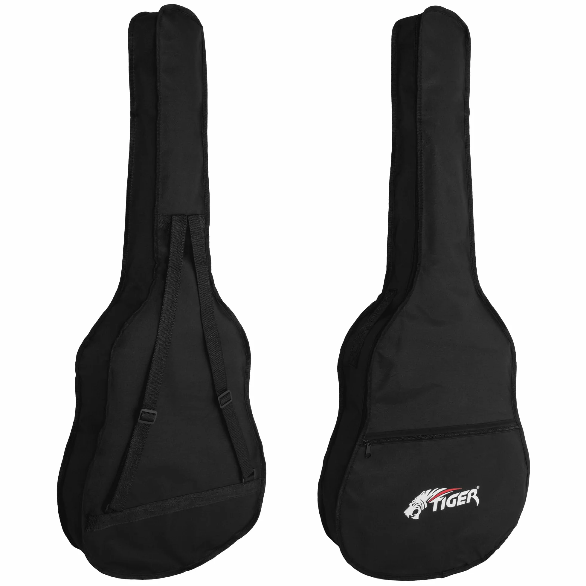 TIGER ACG1-NT34 Guitarra acústica de tamaño 3/4, guitarra acústica con cuerdas de acero para mayores de 9 años - Natural