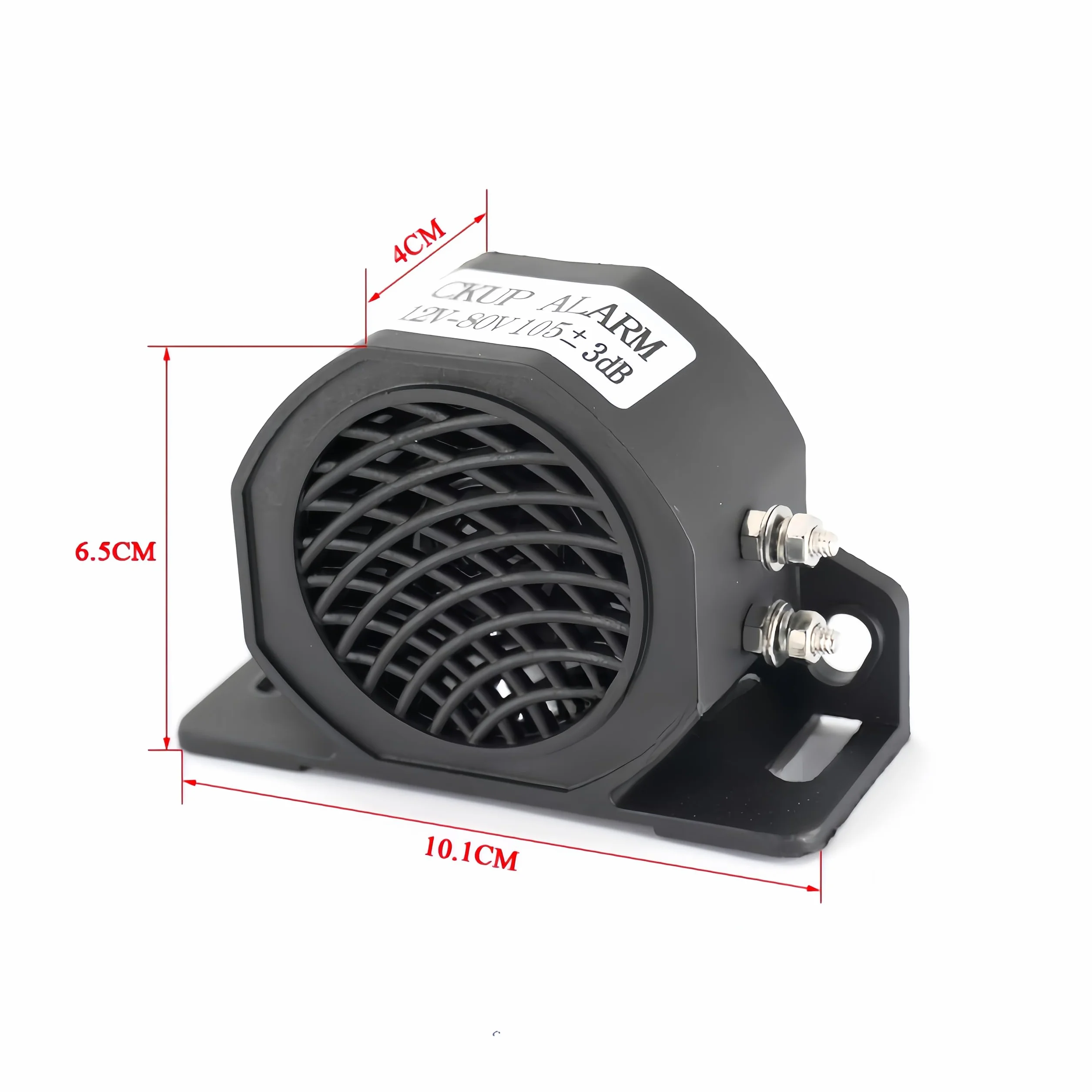 KSTE Cuerno de Caracol, 12-80V 105 DB Alarma de Advertencia de Aviso Sonoro Universal Coche, Zumbador de Marcha Atrás Universal, Sirena de Alarma Equipo Pesado del Vehículo Camión del Automóvi