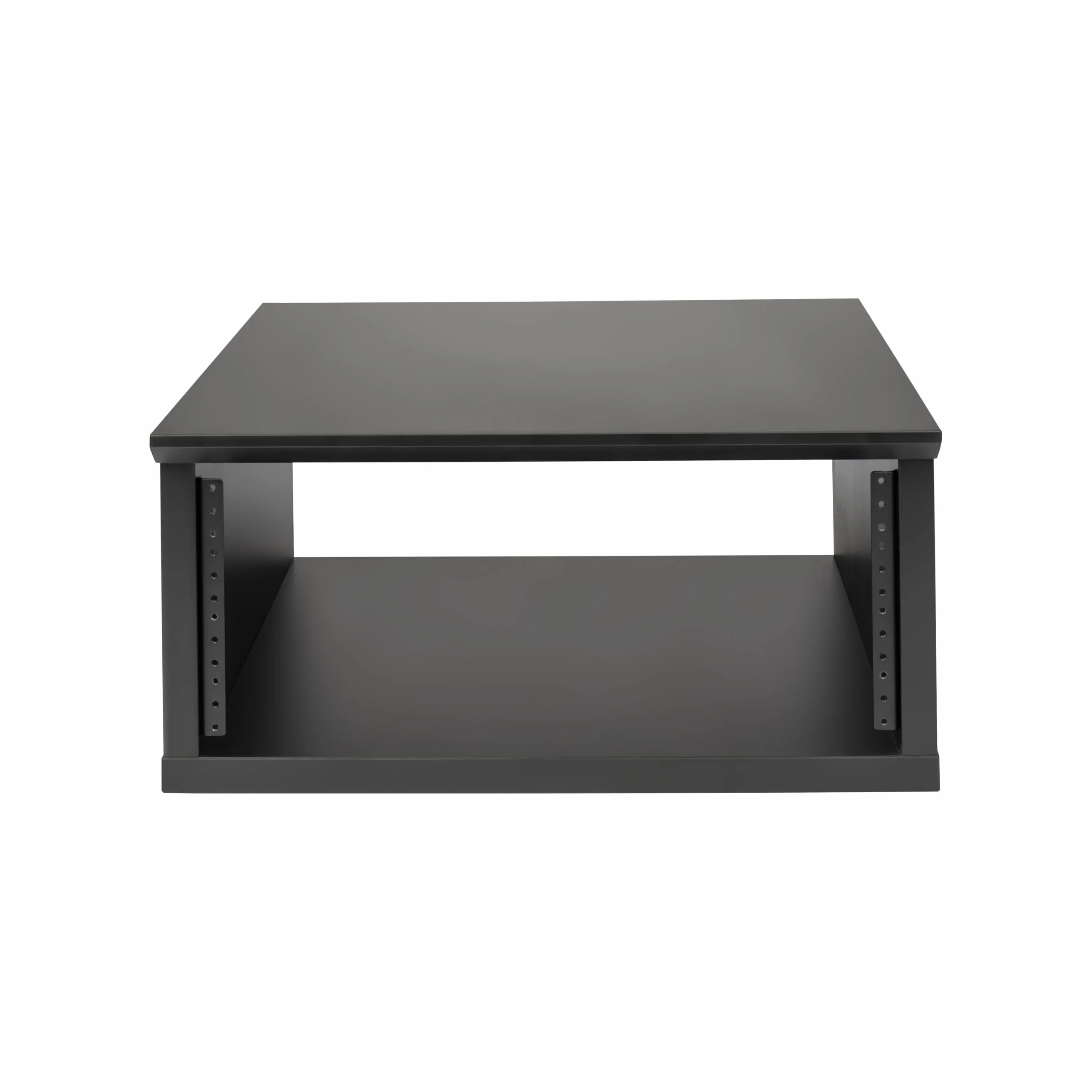 Gator Frameworks Elite Furniture Series 4U - Estante de Escritorio de Madera con Acabado Negro (GFW-ELITERK-4U-BLK)