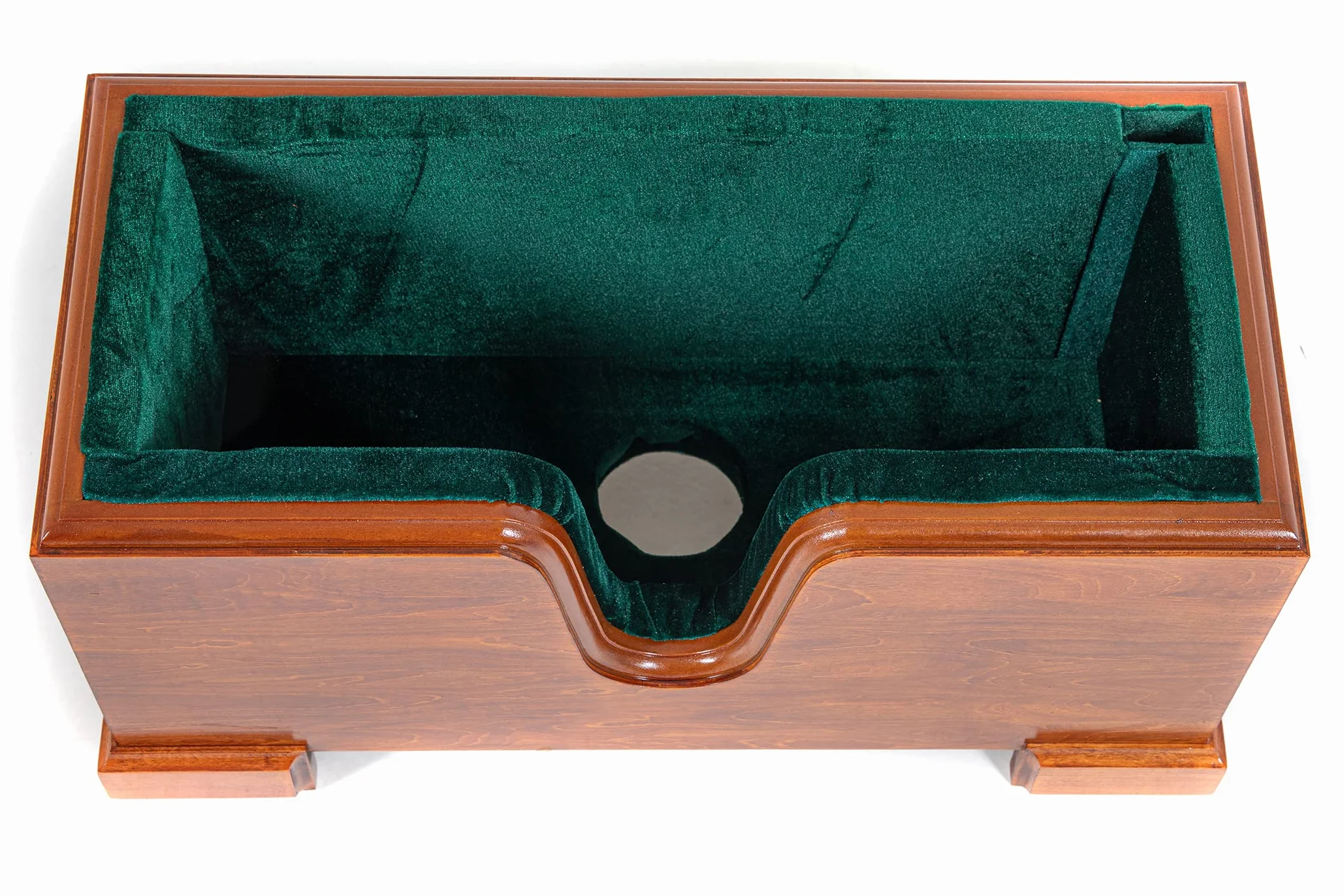 GEWA Soporte para violonchelo de madera - Para todos los tamaños de violonchelo - Revestimiento de terciopelo - Con huecos para pica y arco