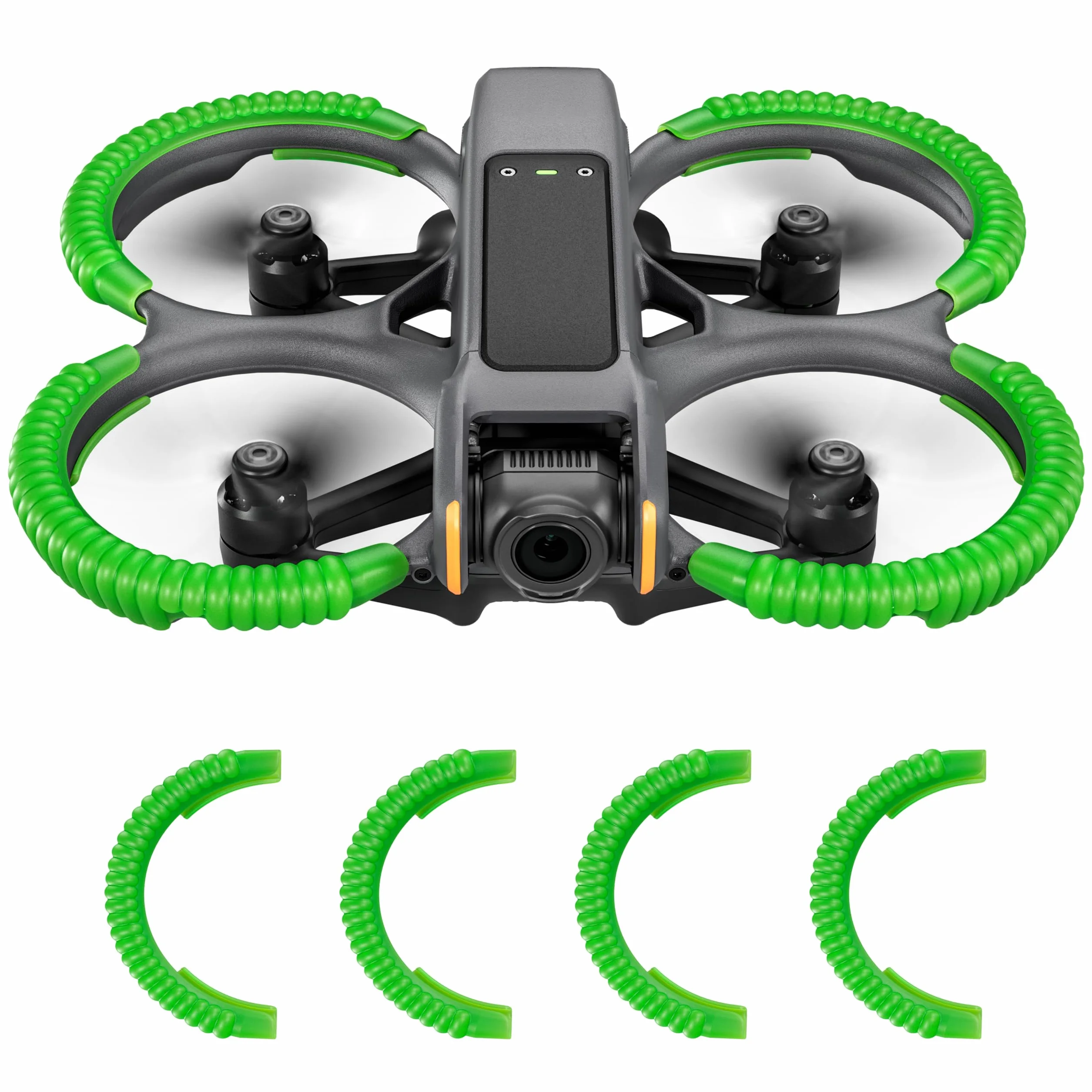 STARTRC Anillo Protector del Parachoques para DJI Avata 2 Propeller Guard, TPU Protectores de Impacto Accesorios para DJI Avata 2（verde）