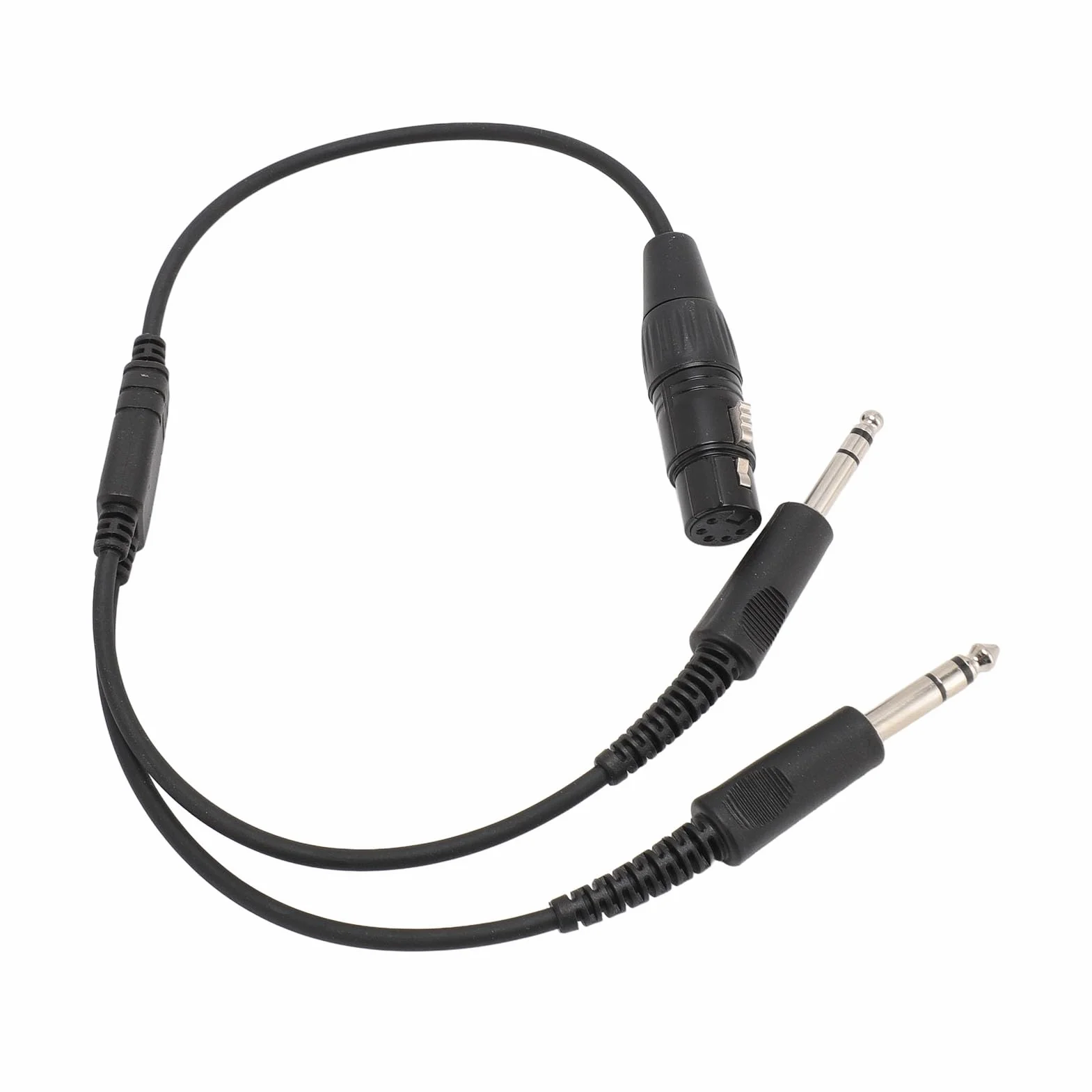 VBESTLIFE Cable Adaptador Auriculares Aviación Doble Enchufe XLR 5 Pines GA PJ-068 PJ-055