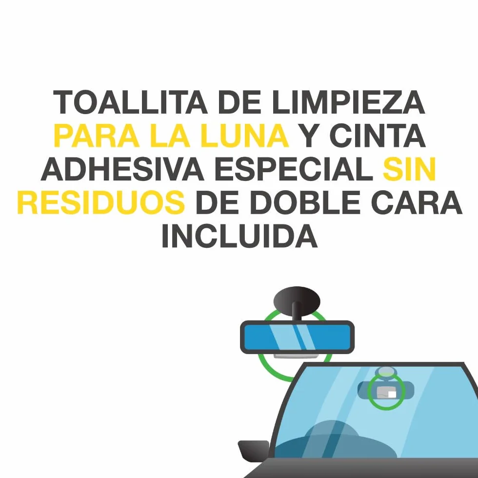 Soporte Sujeción Telepeaje Via-T Cristal Coche Camion 3 Unidades