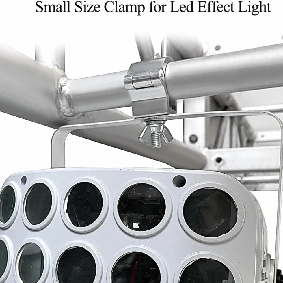 Dispositivo de Suspensión,Truss O Clamps Aluminio,Truss Clamp Abrazadera para Luces de Escenarios,10PCS Garra para Truss con Diámetro 48-52mm con una Carga Máxima de 200kg para Luz Par,Cabeza Móvil