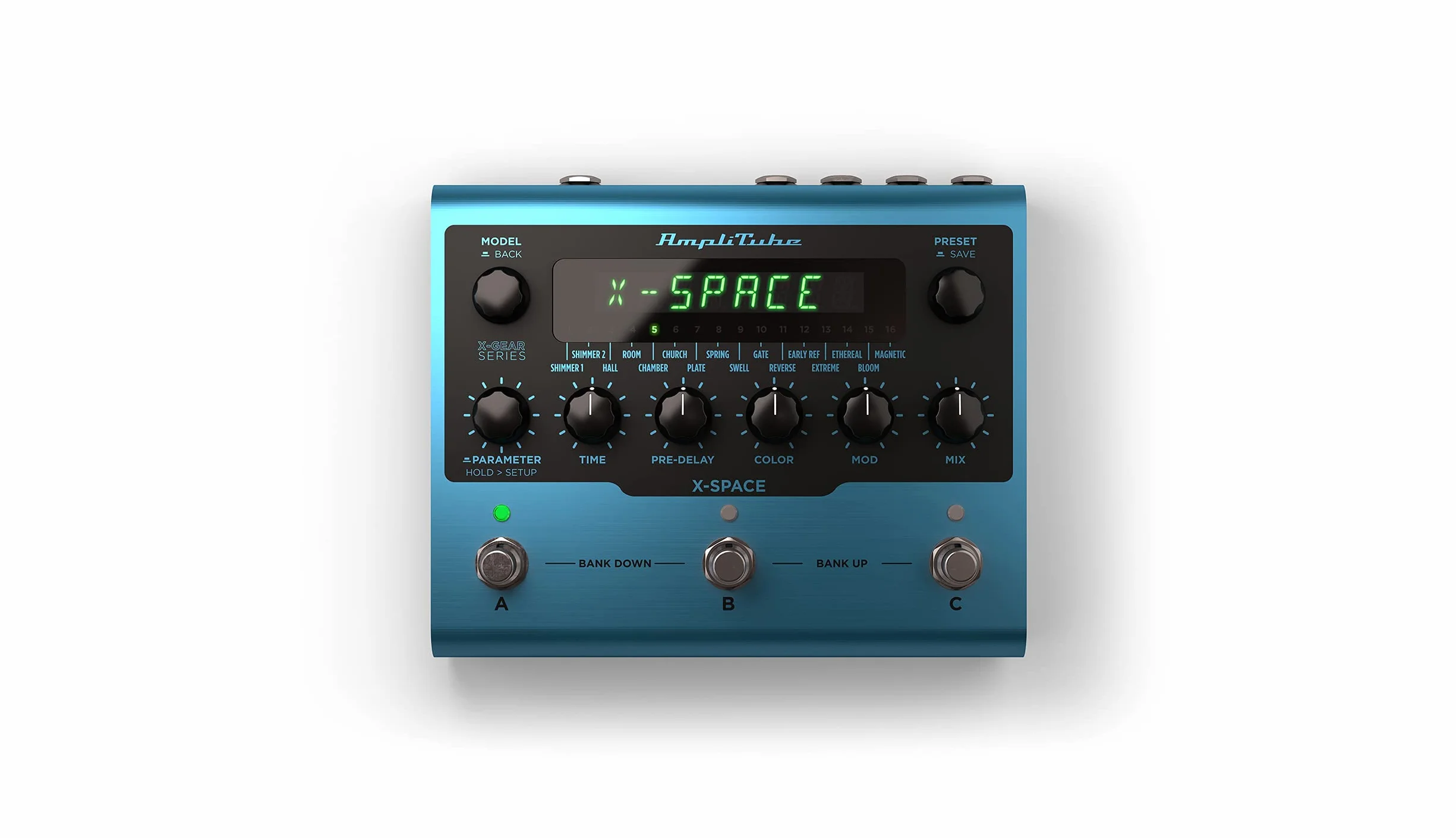 IK Multimedia AmpliTube X-SPACE - Pedal Digital de Reverberación - X-GEAR