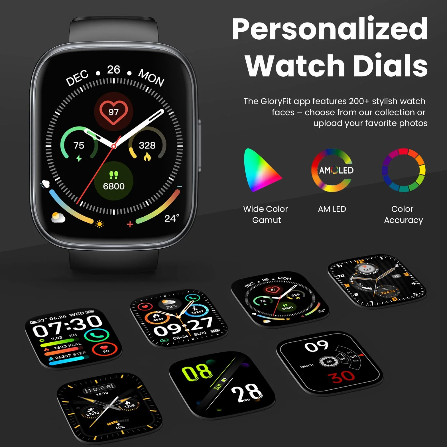 Reloj Inteligente Hombre Mujer, 1.95" Smartwatches Reloj Deporte con Funciún Llamadas y Mensajes Bluetooth, 110+ Deportivos SmartWatch con Podómetro/Pulsómetro/Monitor de Sueño, IP68 Pulsera Actividad