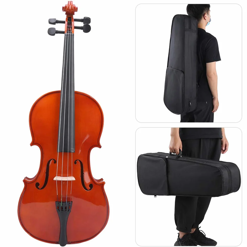 Viola de Madera Maciza de Abeto Viola, Estuche de Viola, Estuche para Uso para Principiantes de Violín, Entusiastas del Violín