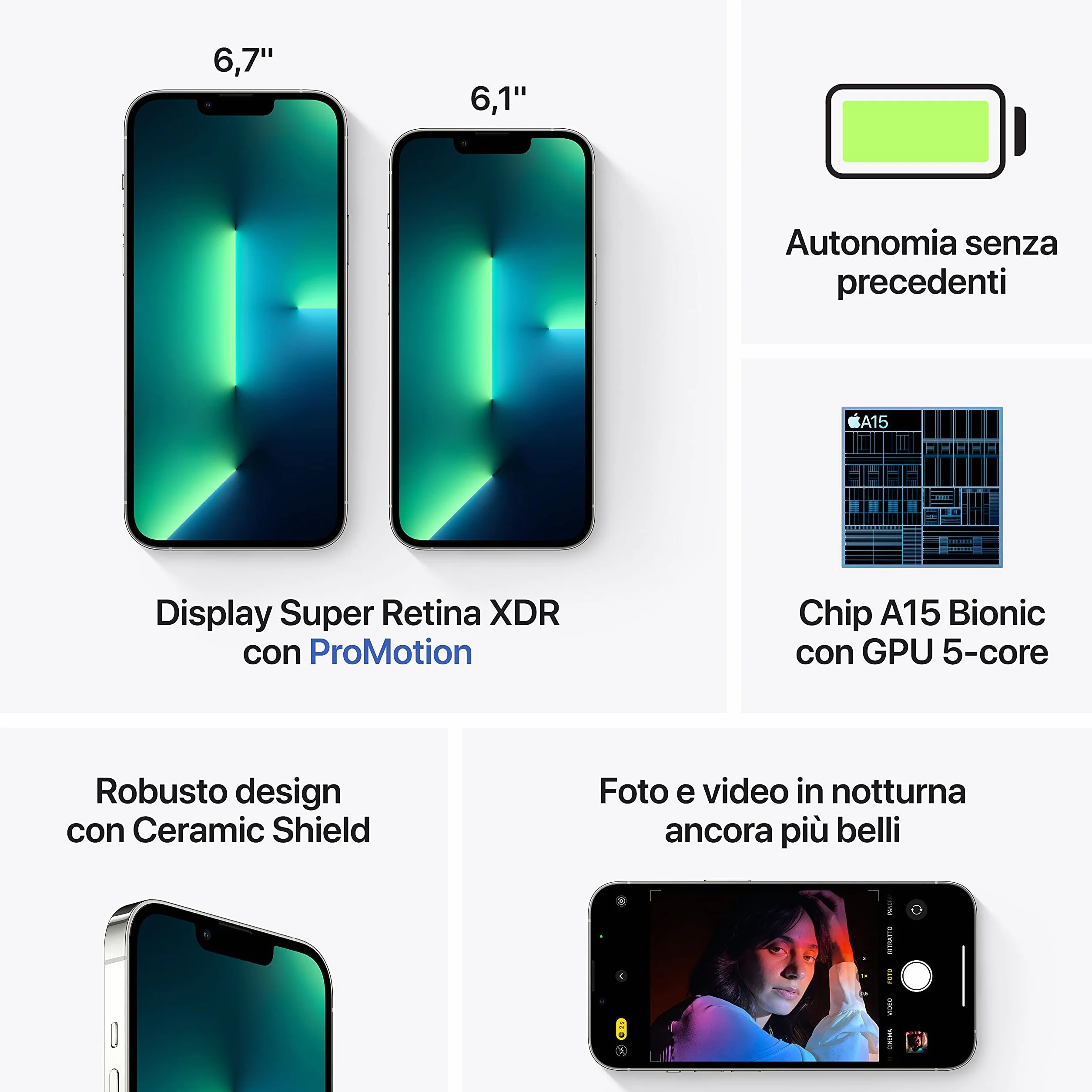 Apple iPhone 13 Pro 256 GB - Plata (Reacondicionado)