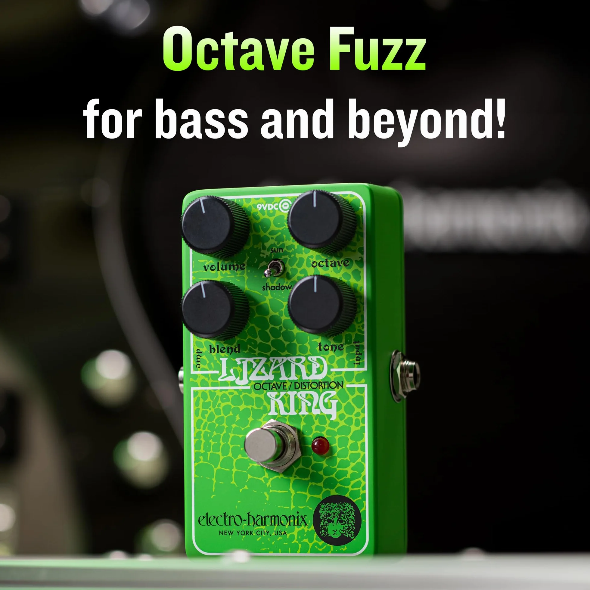 Electro-Harmonix Lizard King Bass Octava Fuzz Pedal