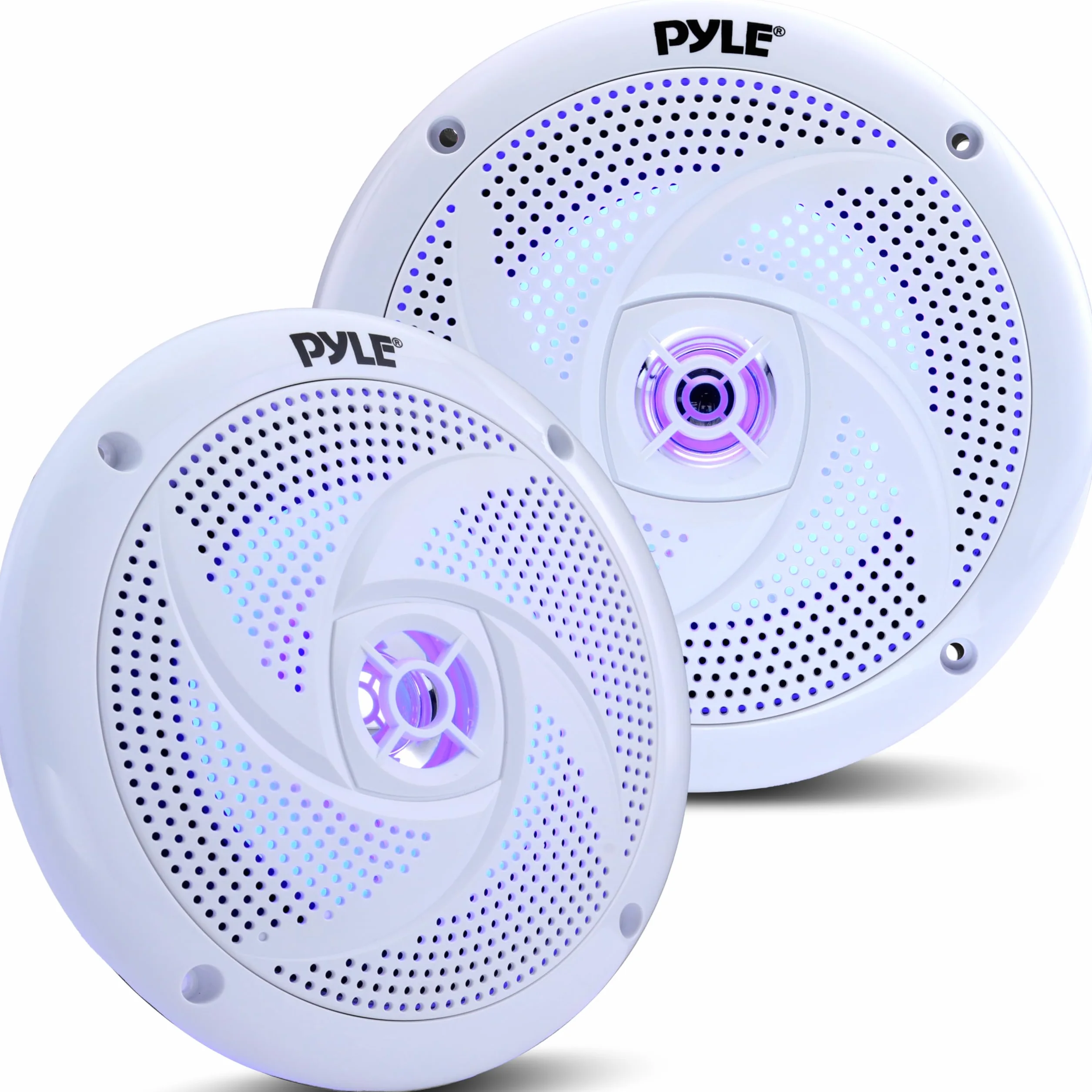 Pyle Altavoces Marinos, 4”, Resistente al Agua y a la Intemperie, Exteriores, 100V