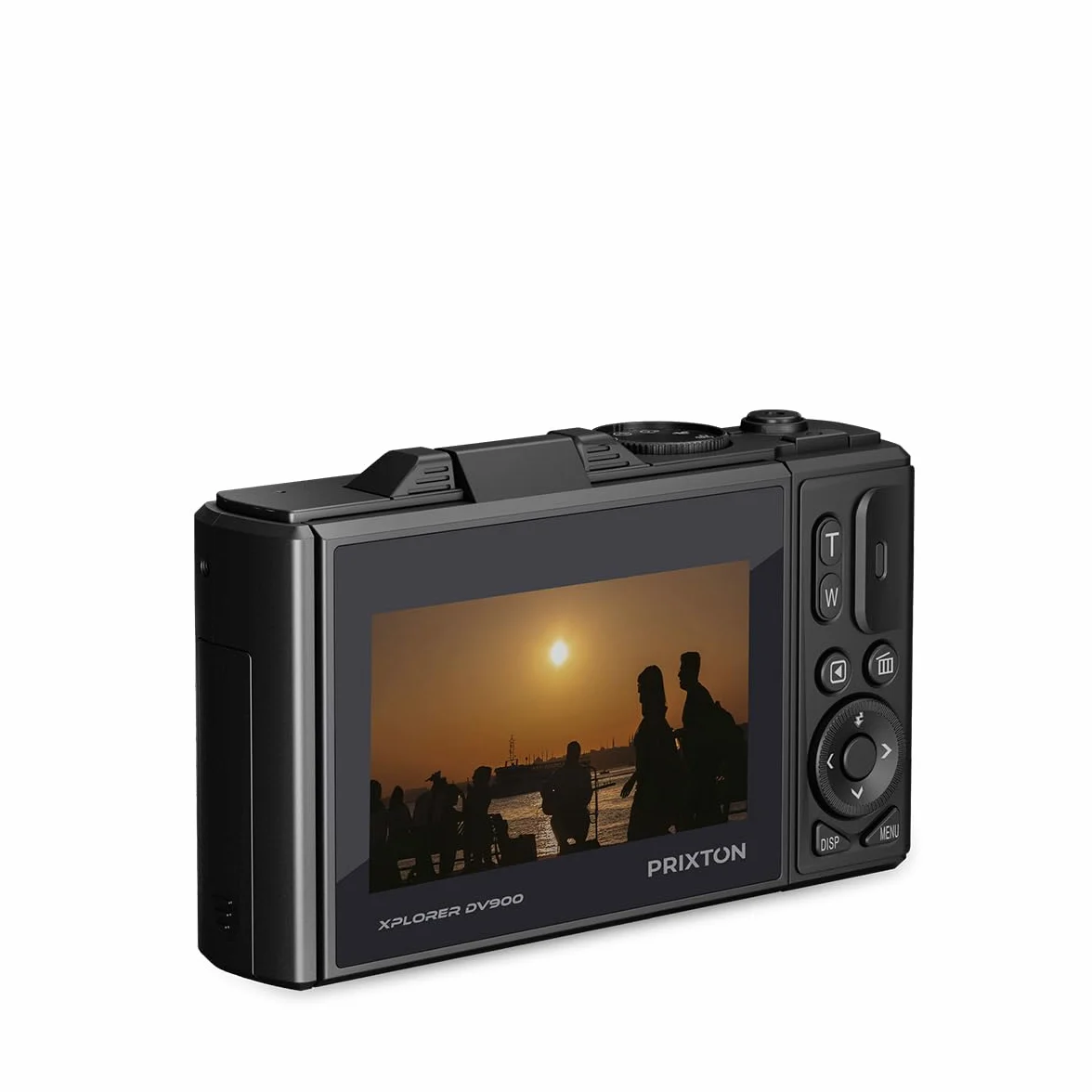 PRIXTON Cámara Digital Xplorer DV900 4K 64M WiFi LCD IPS Pantalla Giratoria Batería Recargable 1,5h Tarjeta SD 256GB Reacondicionado