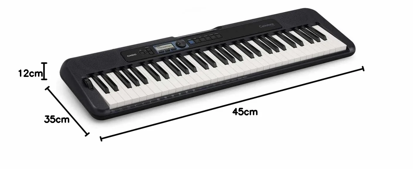 CASIO Tone CT-S300- Teclado musical, color negro