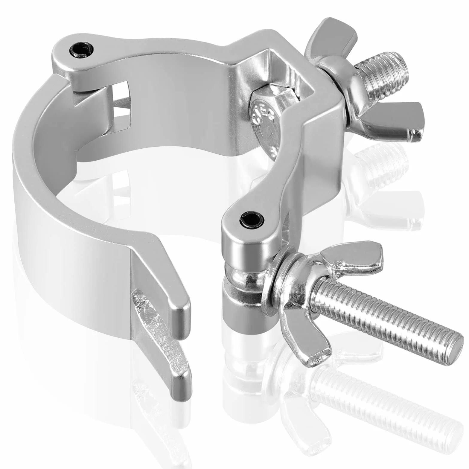Truss Clamp Abrazadera para Luces de Escenarios, 10PCS Eyeshot Calidad 50mm Truss O Clamps Aluminio con Certificación TUV, 100kg 220lb abrazaderas de iluminación de alta resistencia para 48-52mm Tubo