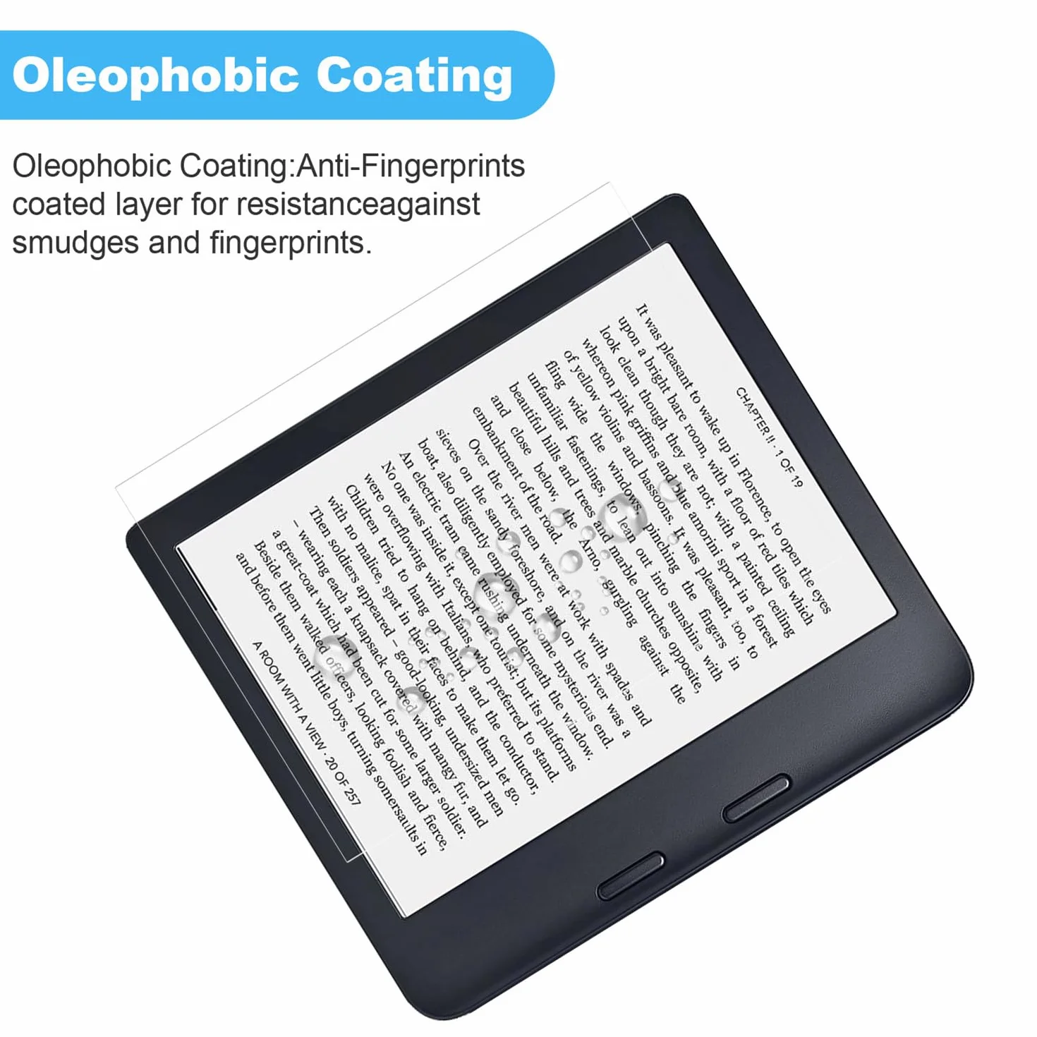 Vidrio templado KOBO Libra 2 protector de pantalla HD transparente
