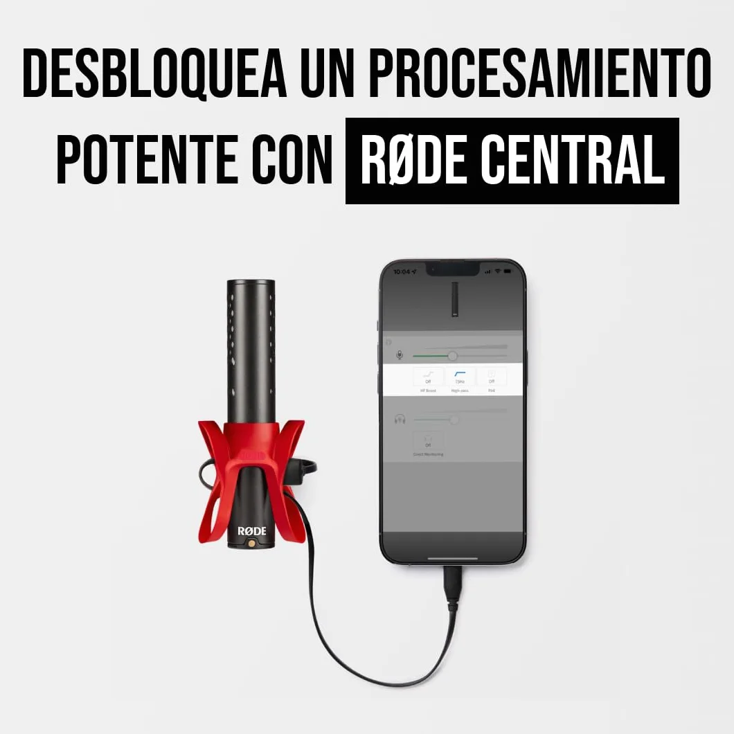RØDE VideoMic GO II micrófono de cañón ultracompacto para cámara, con Salidas de 3,5 mm y USB, Ideal para grabación de Video, creación de Contenido, podcasts y videollamadas