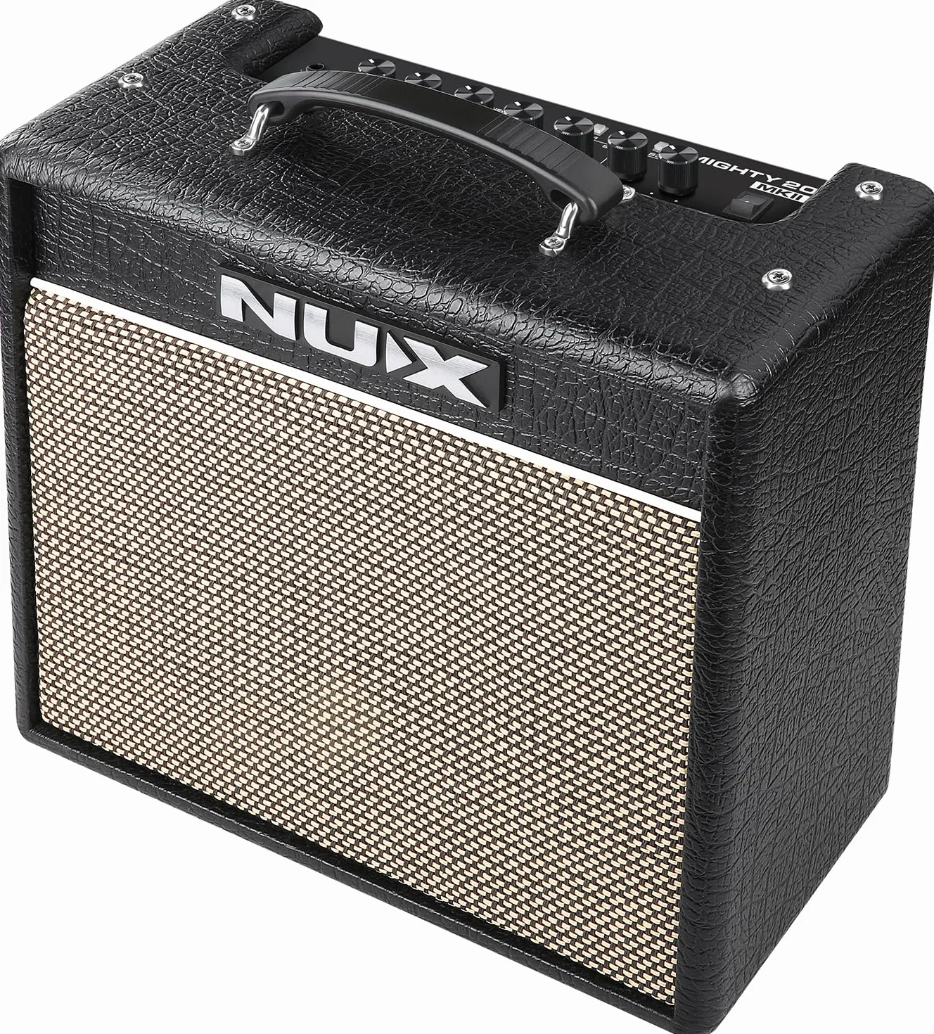 NUX Mighty 20 BT MK2 - Amplificador de modelado con 20 W de potencia y Bluetooth